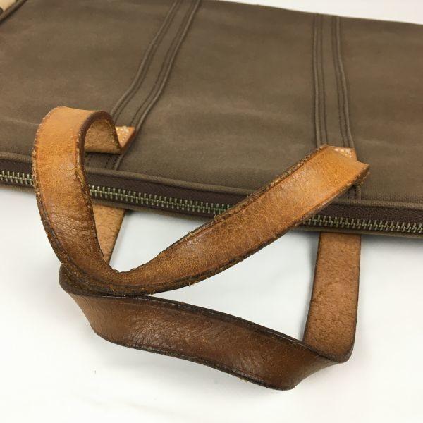 Porter Dokumenten-Business-Aktentasche Braun Yoshida Kaban Verstellbare Breite(GEBRAUCHT)