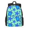 Ocean Turtles Backpack Lovely Starfish Streetwear Backpacks Boy Girl Trekking Lightweight High School Bags High Quality Rucksack