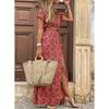 BITCED Fashion Summer Spring Short Sleeve V-Neck Casual Dresses