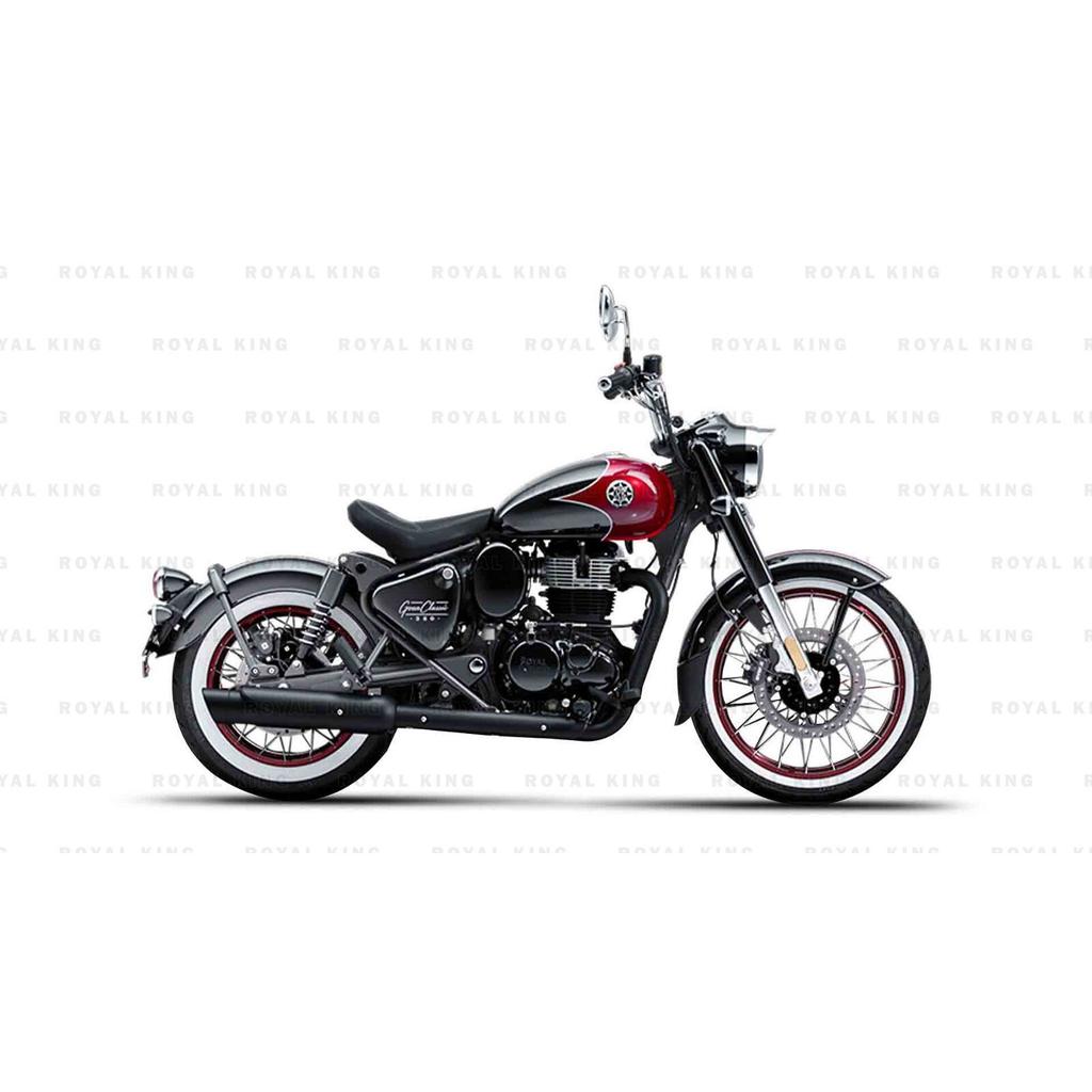 For Royal Enfield Goan Classic 350 "Silver Air Fly Engine Guard"