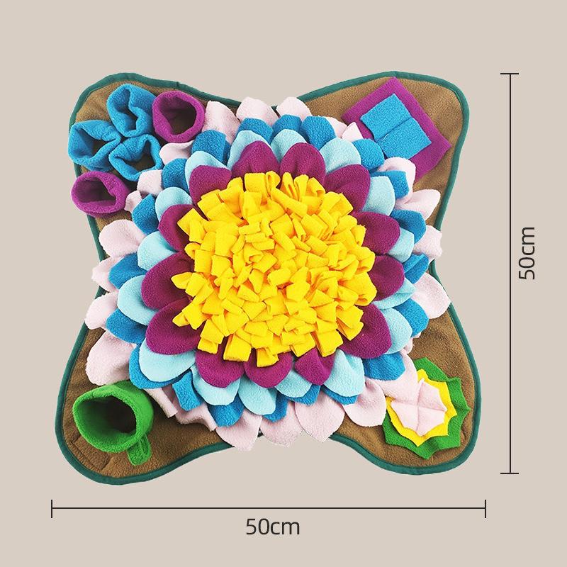 Pet Snuffle Mat: Dog & Cat Boredom Buster, Sniffing Toy, Energy Exertion, Slow Feeder, Enrichment Mat.