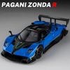 1:32 Pagani Zonda R Supercar Alloy Car Model Sound And Light Pull Back Children'S Toy Collectibles Birthday Gift