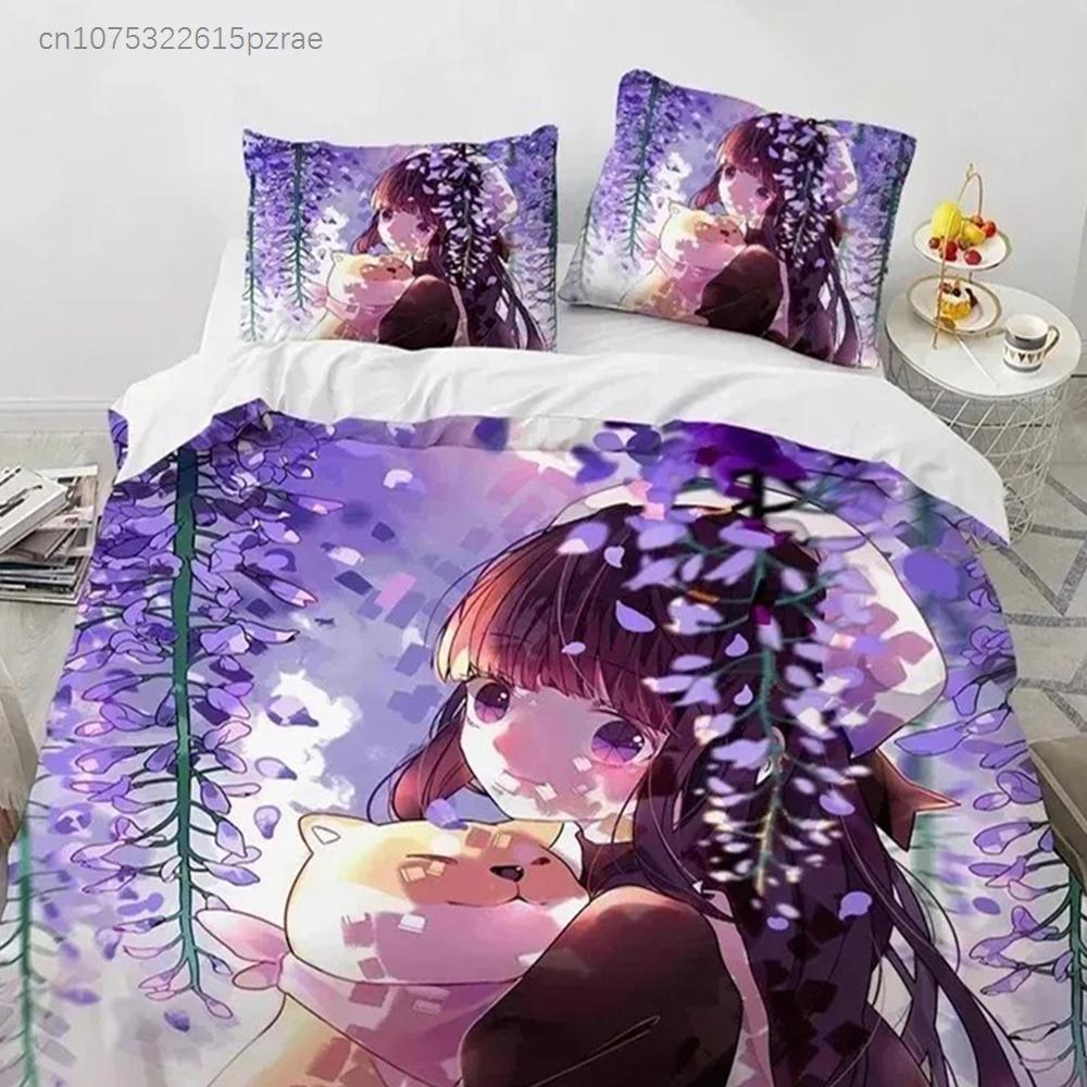 Cardcaptor Sakurar Bedding Set 3D Printed Suitable For Bedroom Duvet Cover Set With Pillowcases Kids Home Textile