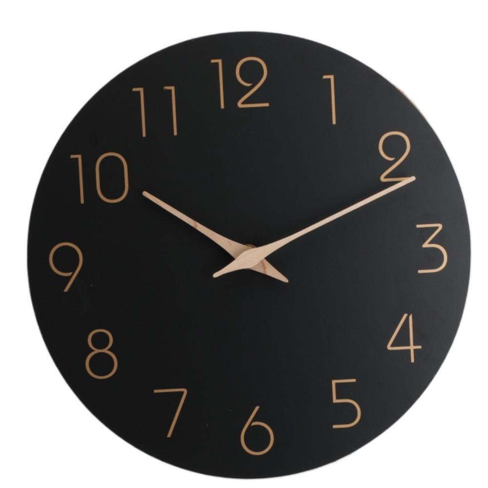 Minimalist Style Silent Clock Non Ticking Digital Clock Decorative Scale Clock  Office Use