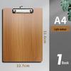 A4 Wooden Clipboard with Writing Pad for Office, School, and Storage Use.