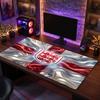 Engeland Voetbal Embleem Muismat, Uitgebreide Antislip Rubberen Bureau Mat voor Gaming Kantoor Laptop Fan Cadeau