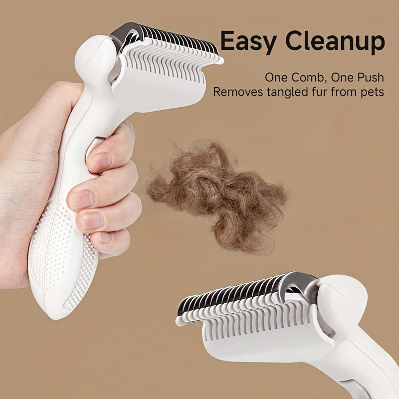 Undercoat Rake for Dogs & Cats, Deshedding Brush for Long haired Pets, Cat Undercoat Brush&Deshedding Tool for Grooming