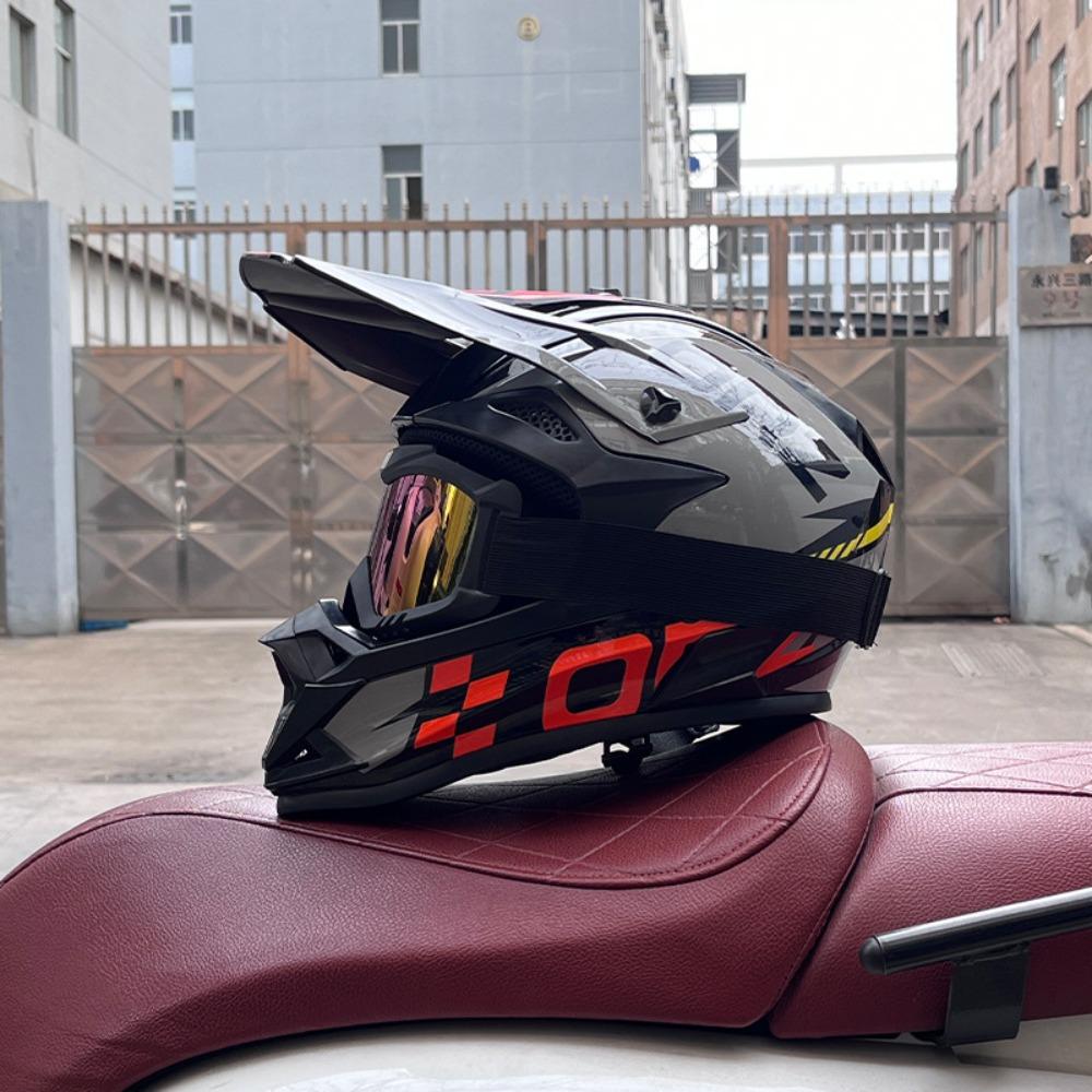 Mountain Bike Full Helmet Cycling Helmet Off-Road Woodroad Locomotive Children Male Female Downhill