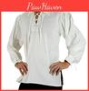 Prince Vintage Pirate Mens Vampire Shirt Medieval Renaissance Costume Oversized Puffy Sleeve Bandage Costume Plus Size