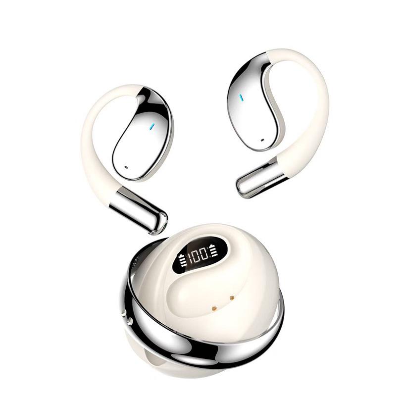 BH32 Wireless Dual-Ear Sports TWS Earphones with AI Translation and Touch Control, Bluetooth 5.4, Digital Display