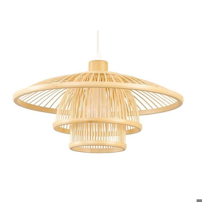 Lampe à suspension - DKD Home Decor - Bambou - Beige - Urbaine - 50W
