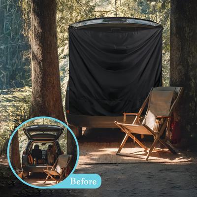 Camping Douchegordijn voor Camperbus Achterdeur Douchegordijn met Magnetische Haken Auto Accessoires Waterdicht 420D Oxfordstof