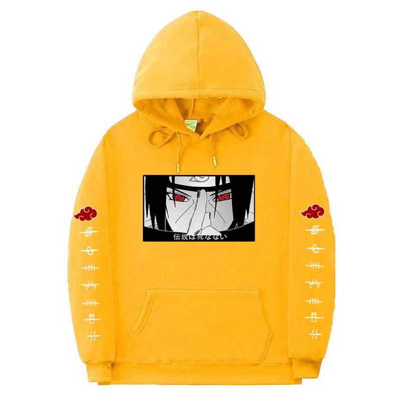 Podzim Zima Naruto Itachi Uchiha Pulovr s potiskem Unisex Mikina Pulovr s dlouhým rukávem