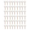 50Pcs Transparent Thumb Tacks Creative Delicate Pushpins Versatile Cork Board Map Accessories Convenient Small Thumb Tacks Daily