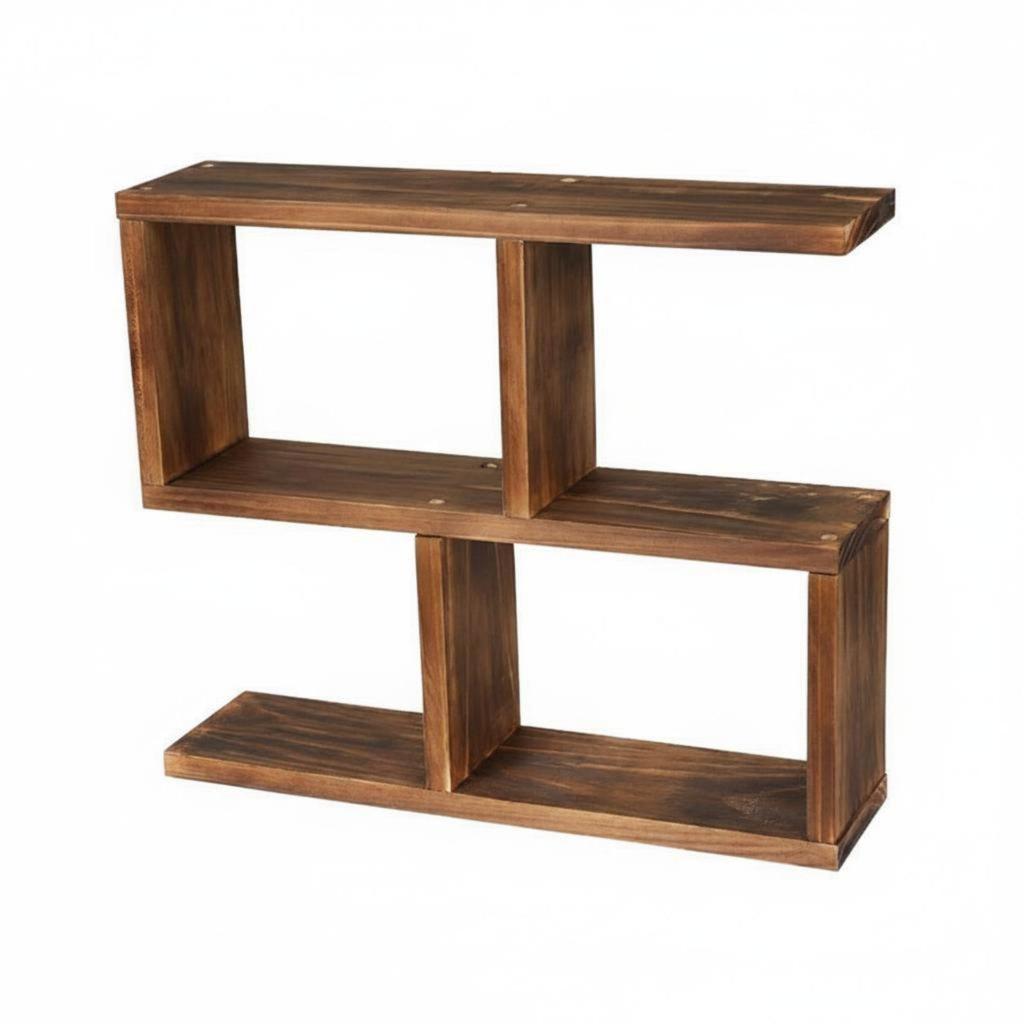 Stand Wood Wooden Tiered Plant Indoor Use Display Shelf for Living Room, Balcony
