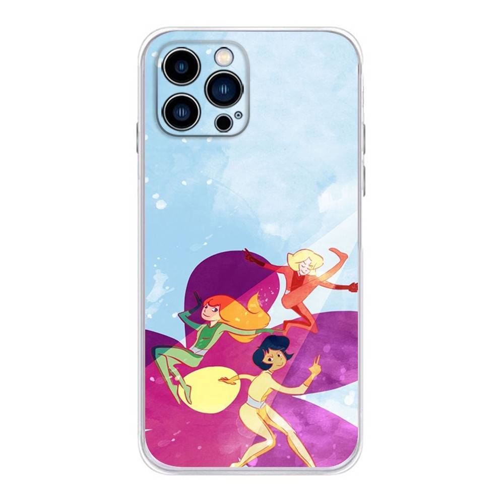Чехол для телефона Totally Spies для iPhone 16,15,14,13,12,11 Plus,Pro,Max,XR,XS,Plus,E,Mini Прозрачный Мягкий Чехол iPhone11PRO