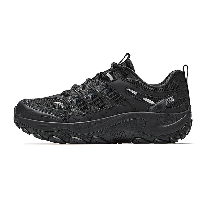 Anta Comfortable Sports Shock Absorbing Non-Slip Wear-Resistant Low-Top Casual Running Shoes Women Sneaker Basic-Black 922515581-4
