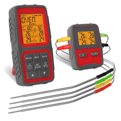 Smart Meat Thermometer Digital Wireless with Dual Probes  Instant Read Magnetic Food Thermometer