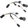 LED Tail Lights Wire Assembly Zcargel 1Pair LED Tail Lights Conversion Wire Harness Kits Rear Driver&Passenger Side Fits For Dodge Ram 1500 2500 3500
