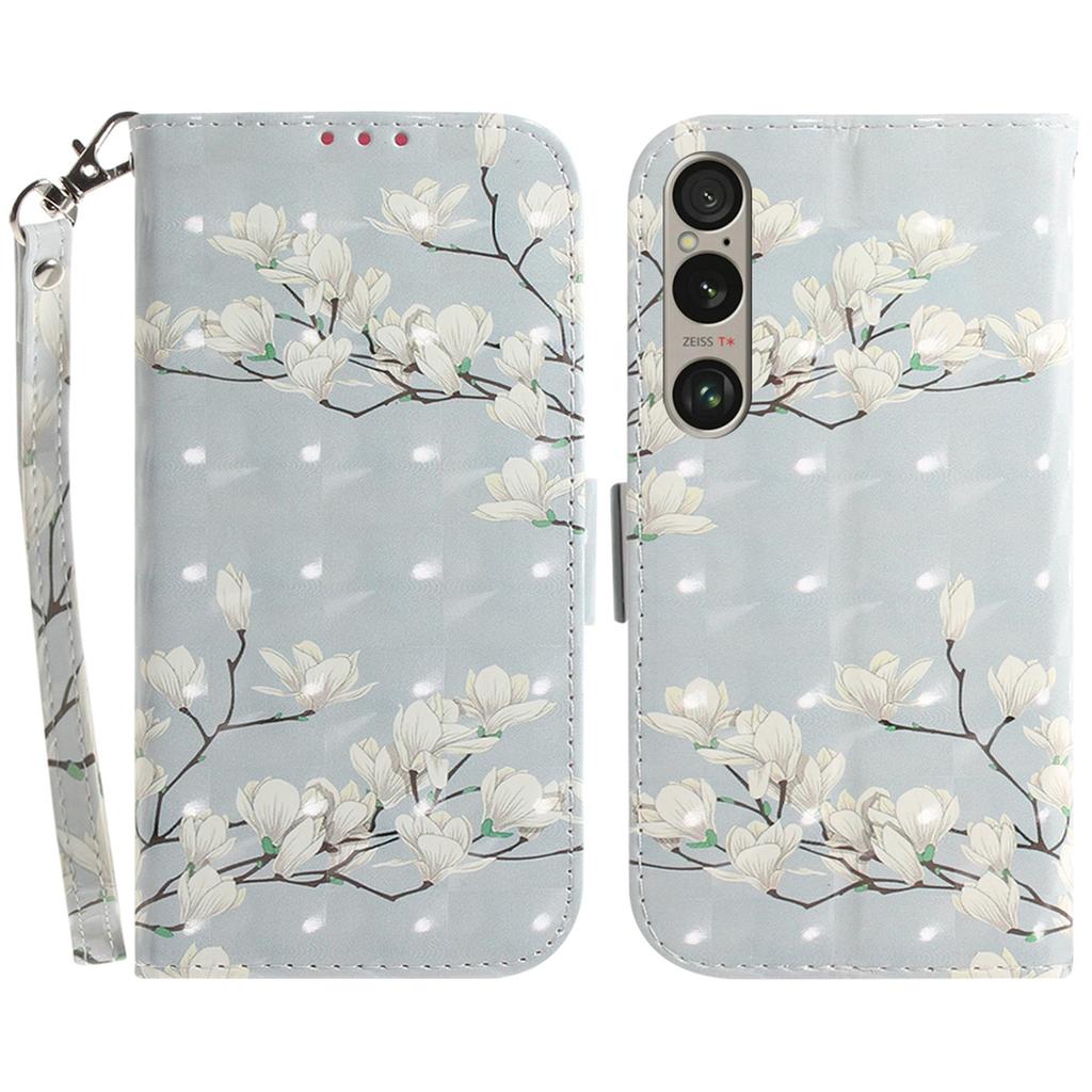 For Sony Xperia 1 VI Case Pattern Printing Wallet Stand Leather Phone Cover