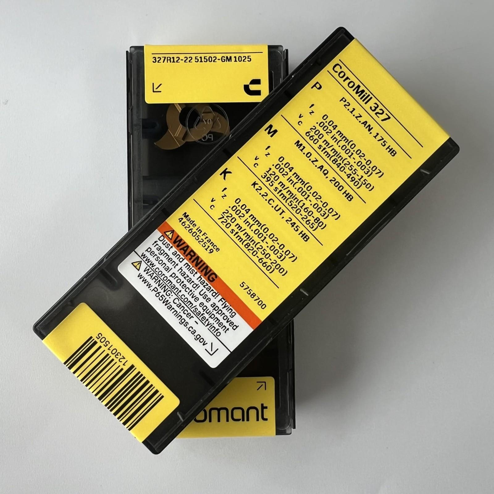 

SANDVIK / 327R12-2251502-GM 1025 / Original Swedish hard alloy blade 2 Pcs