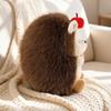 30/40cm Kawaii Hedgehog Plush Toy Hedgehog Has Apples On Its Head Plush Doll Soft Stuffed Animal Doll Birthday Holiday Gift