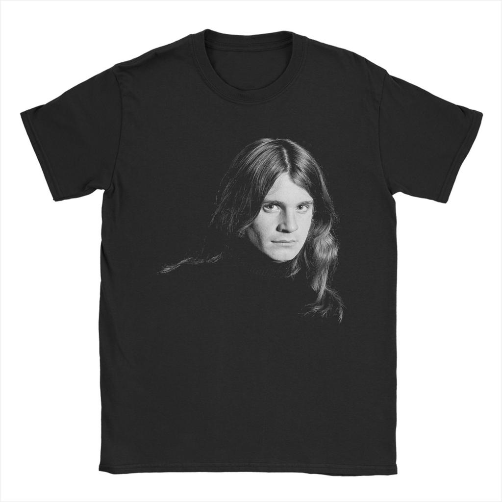 Novelty Space Black Tours Black-Sabbathed T-Shirts for Men Crew Neck Pure Cotton T Shirts Short Sleeve Tees Gift Clothes