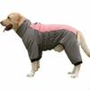 Dog Winter Coat, Fleece Lined, Large Dogs, Warm, Breathable XL Sunset Orange