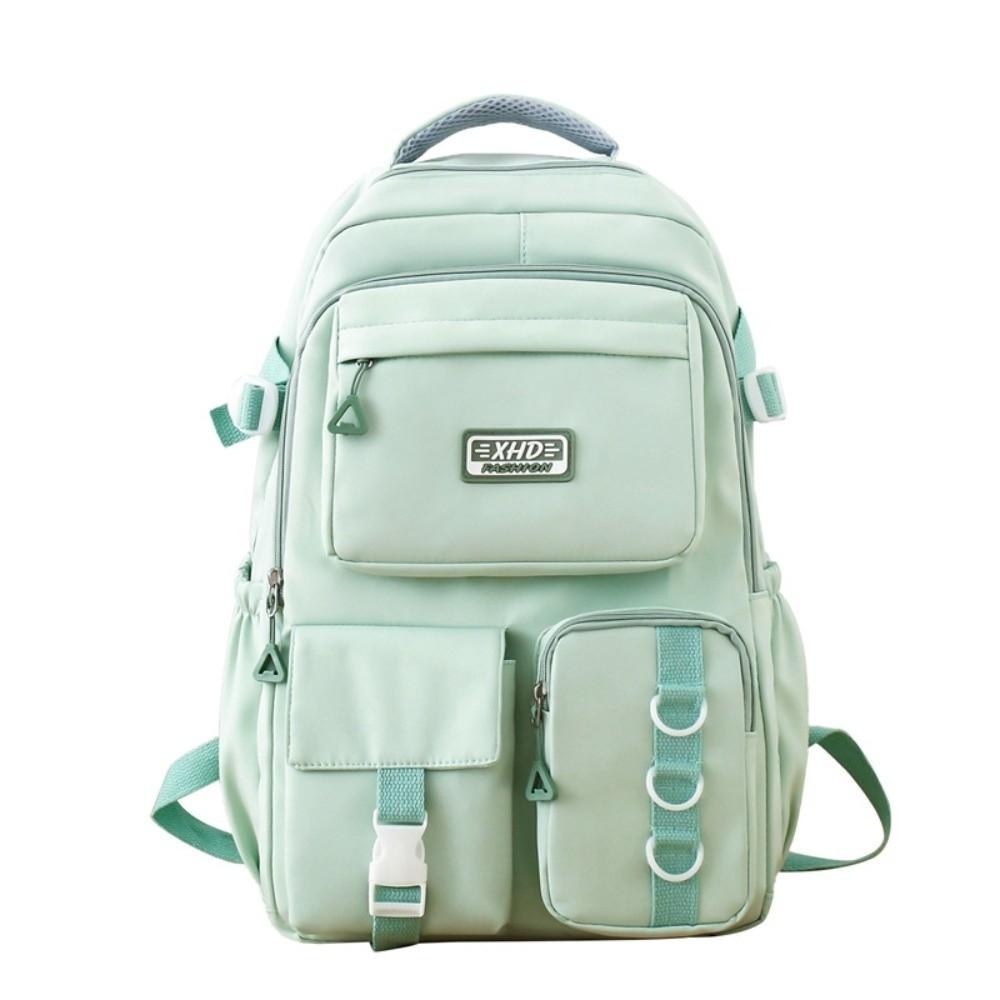 Large Capacity Laptop Rucksack Multi-pocket Travel Schoolbag Cute School Backpack Women