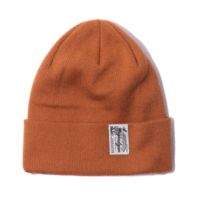 

MAGOODGAN Головной убор 9308 Подворачивающаяся темно-оранжевая шапка-бини FREE