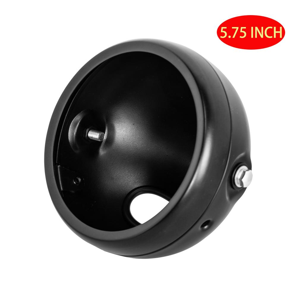 5.75 Inch LED Headlight Mounting Housing Bucket for Harley Headlight HeadLamp Housing Cover Bucket Lighthouse