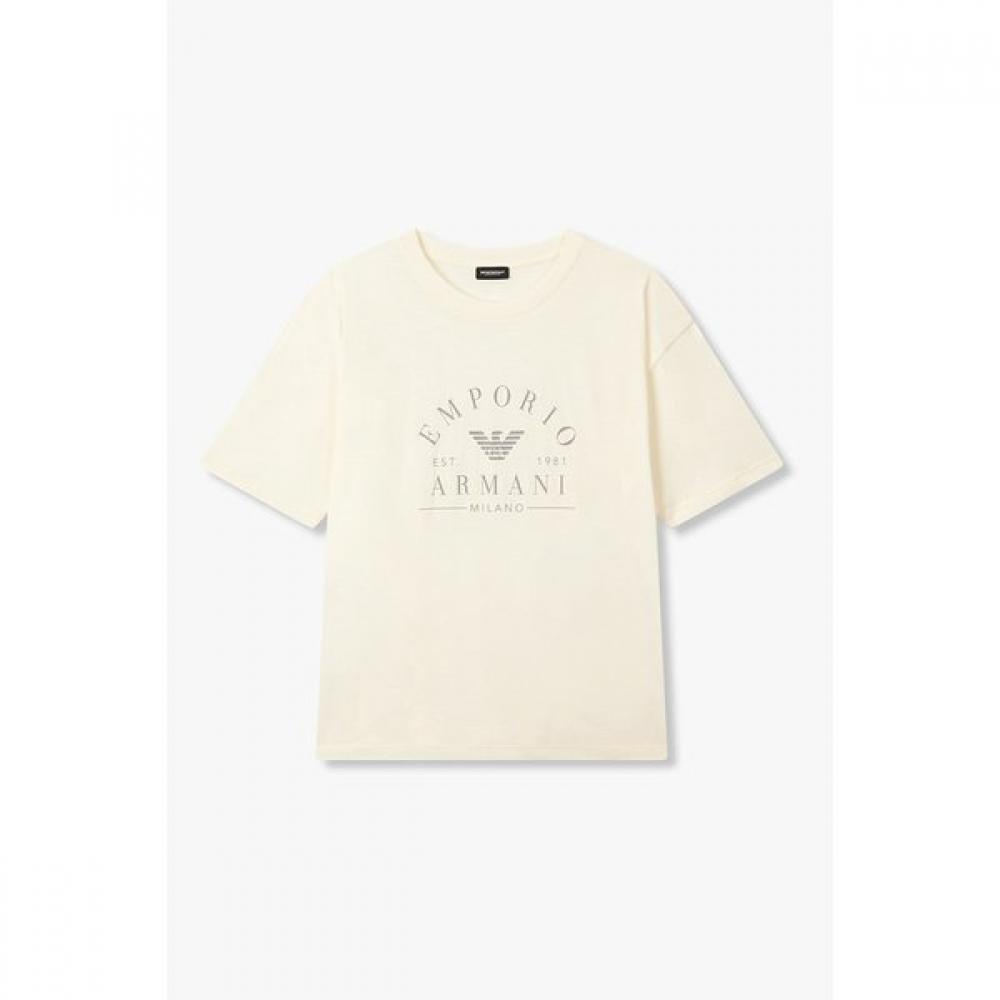 Emporio Armani Women S looSe FiT Lounge T ShirT ShorT Sleeve 0825334504 S(90)