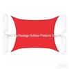 Red Triangle Sunshade Sail - Outdoor Rain & Sun Protection Fabric for Garden or Courtyard