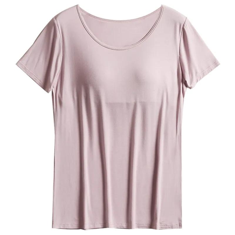 Damen Einfarbig Brustpolster Cup One Damen Tank Top Unterwäsche Übergröße