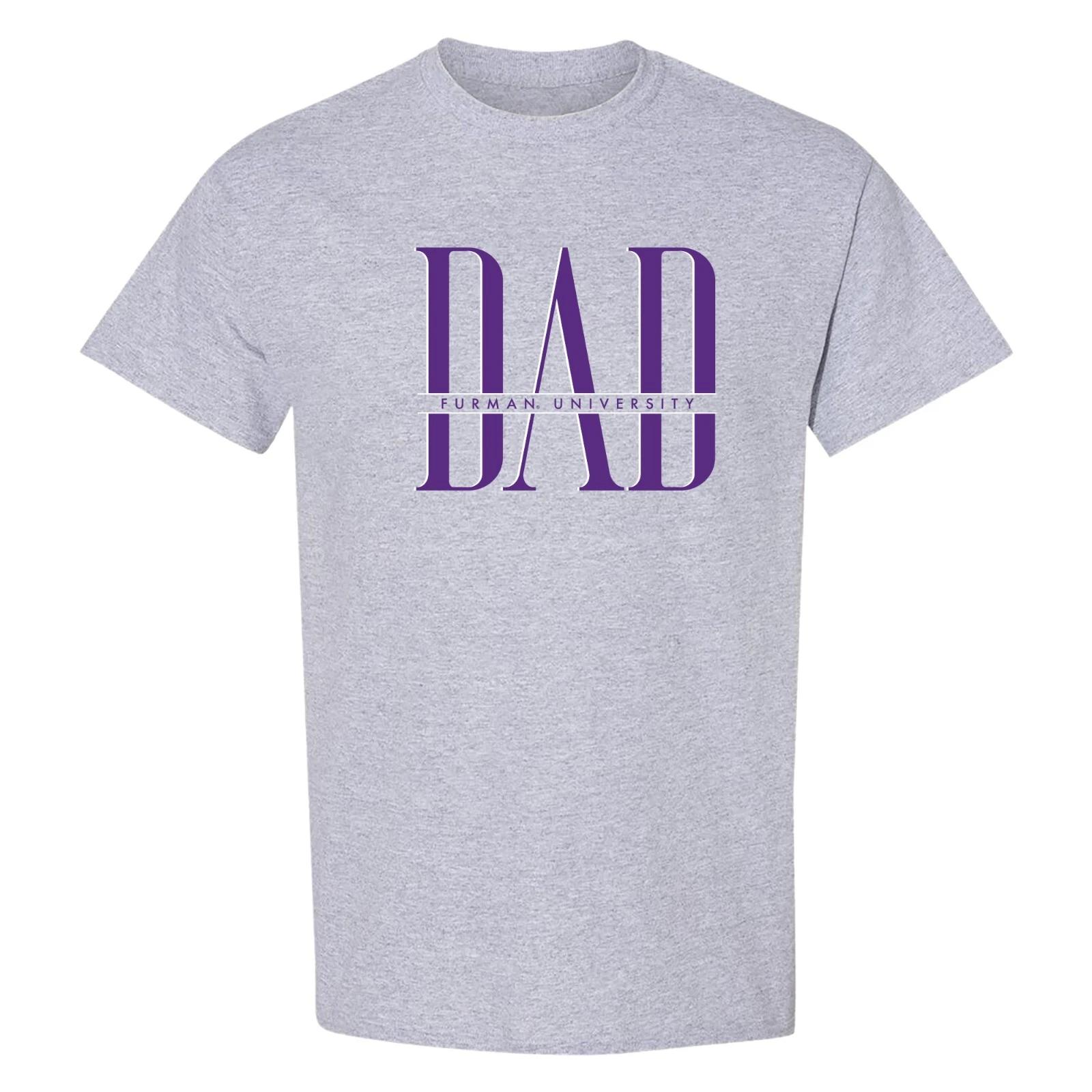 Furman Classic Dad T-Shirt - Sport Grey 2XL