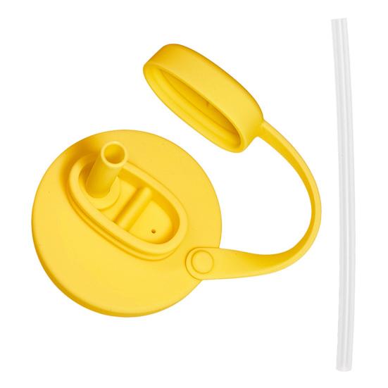 Yousheng Cup Lid Anti-Spill Design Prevents Spills Perfect Fit Straw Cover Food Grade Silicone Beverage Can Lid