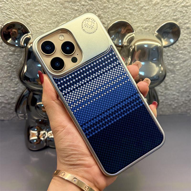 

Aromatherapy Frameless Carbon Fiber Pattern Magnetic For Magsafe PC Case For iPhone 13 14 15 16 Pro Max Wireless Charging Cover For iPhone 16 ProMax