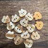20Pcs Animal Rabbit Resin Buttons 2 Holes 13mmx11.5mm for DIY Crafts Sewing Clothes Jeans Coat Jacket