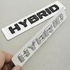 3D ABS Car Letters Logo HYBRID Sticker Side Fender Badge Rear Trunk Emblem For Mercedes Benz S Class C300 E300 GLE350 GLC300