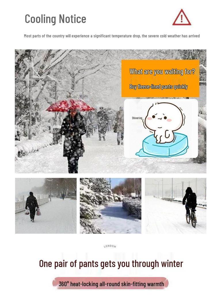 [500g] Thickened Plus Velvet Women's Leggings (Autumn/Winter), Warm Cotton, Cold-Resistant, Slim Fit for Middle-Aged & Elderly.