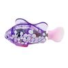 Electric Swimming Fish Toy with Realistic Motion & Sound Waterproof LED Light Fish Interactive Pool Toy for Pet Cat Play