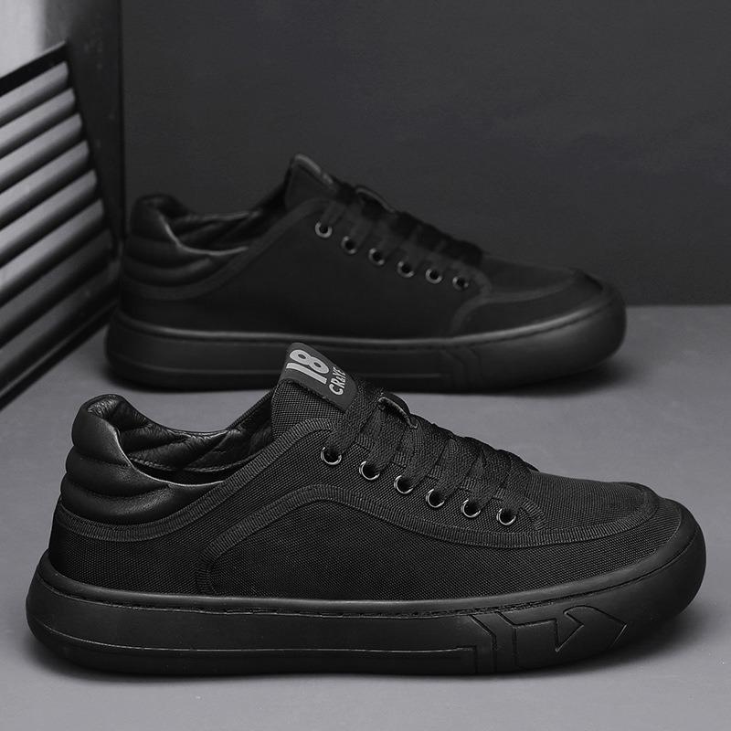 Men's shoes summer new breathable canvas fashion platform men's trend versatile comfortable casual shoes