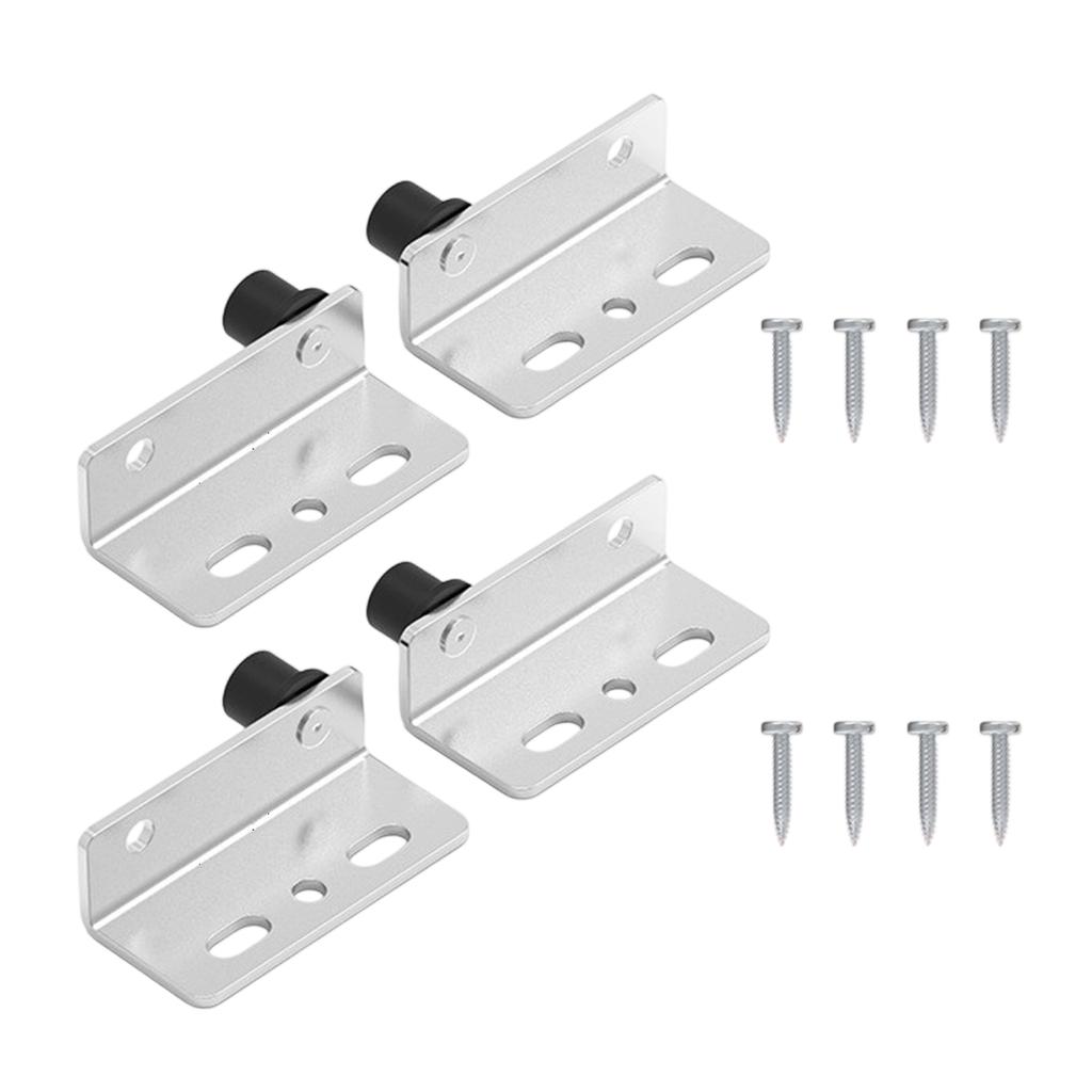 Pack of 4 Stainless Steel Rotating Corner Brackets for Furniture and Construction With High Corrosion Resistance