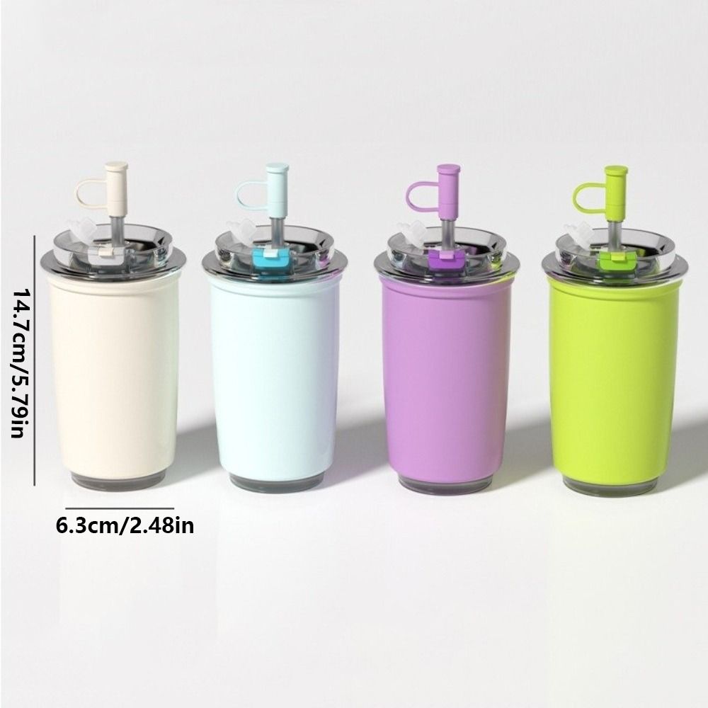 300ml Travel Thermos Bottle Double Drinking Coffee Mug Tumbler Drinking Kettle  For Car