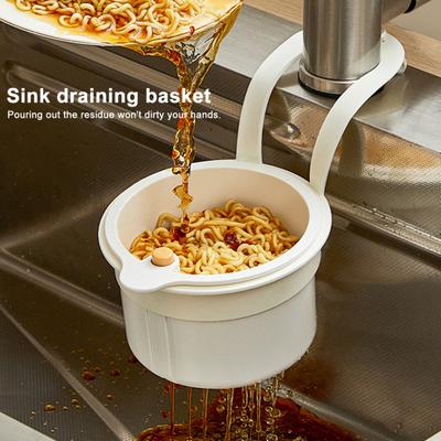 3 ks Závěsné sítko na kohoutek Košíky na odtok dřezu Velká kapacita Odnímatelné Snadná instalace Sítko do dřezu Děrovaný košík