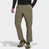 Adidas Loose Logo Letter Zip Sweatpants Men Bottoms Trace-Green GR9973