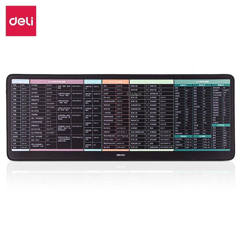 Deli Large Shortcut Key Mouse Pad