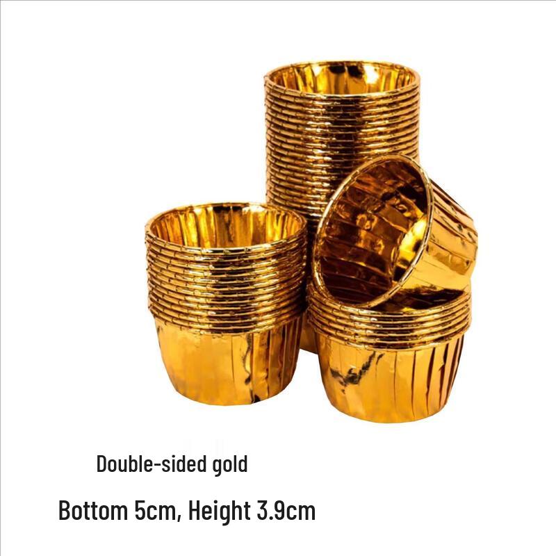 MDNG Gold Aluminum Foil Baking & Air Fryer Cups