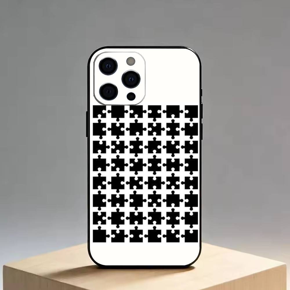 

Creative puzzle Phone Case Silicone Soft For IPhone 17 16 15 14 13 12 11 X XR Plus Pro Max Plus iPhone16se4