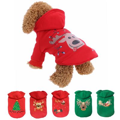 Weihnachts-Hundekleidung Neujahr Haustiere Hundemäntel Hundepullover Haustierkleidung Haustier Kapuzensweatshirt Haustier Halloween Cosplay Haustier Verkleidung